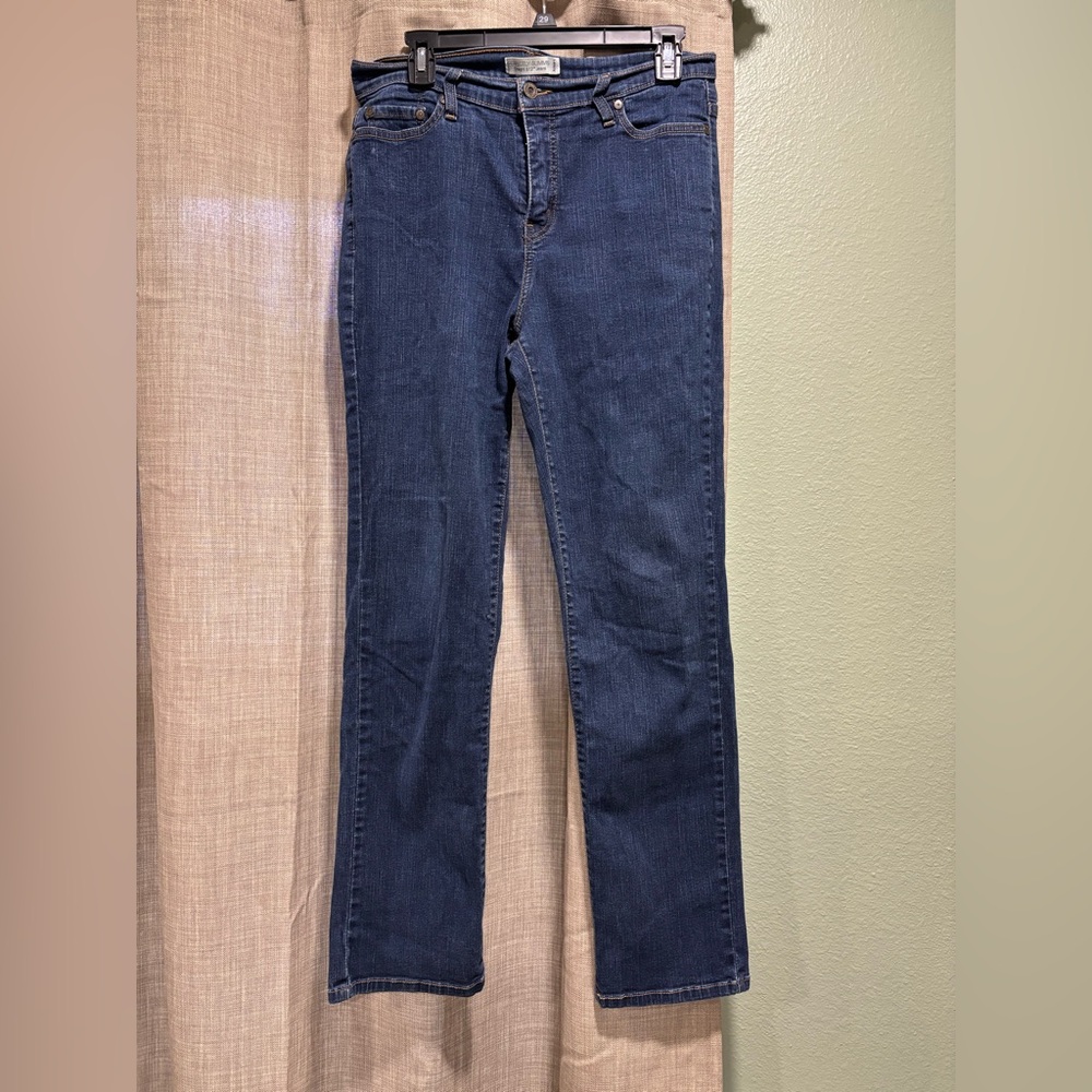 Levi's 512 Dark Blue Straight-Leg Women's Jeans